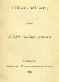 Wordsworth William Lyrical Ballads With A Few Other Poems 1st Ed London 1798 Containing Poems By Both William Wordsworth And S Poemas Literatura Poesia