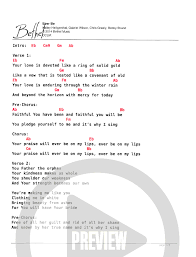 Chord Chart In X P 1 In 2019 Music Chords Bethel Music