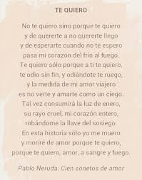 Te Quiero Pablo Neruda Poemas De Neruda Amor Neruda Amor Poemas De Neruda
