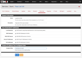 Policy is not configured on the tenant. Packages Ids Ips Configuring The Snort Package Pfsense Documentation