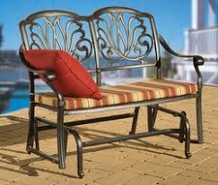 Only the highest quality aluminum alloy goes. Cast Aluminum Gliders Rockers