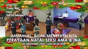 Selamat natal ma tutu di hita sude ruas ni huria gkpi patumbak on. Doc Tertib Acara Perayaan Natal Ama Dan Ina Immanuel Cute766