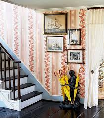 They will not be produced again. Climbing Hydrangea Wallpaper From Quadrille China Seas Wallpapered Entryway Coral Home Decor Hydrangea Wallpaper