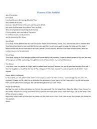 Prayers of the faithful are intercessory prayers said in church services and as part of the mass. Sample Prayers Of The Faithful Philadelphia Pa Prayers Of The Faithful Pdf4pro