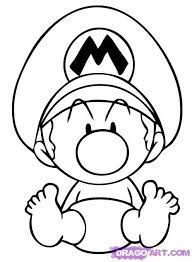 How To Draw Baby Mario Mario Coloring Pages Super Mario Coloring Pages Coloring Pages To Print