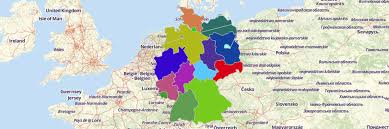 Germany map map of germany geo map. Map Of German States Mapline