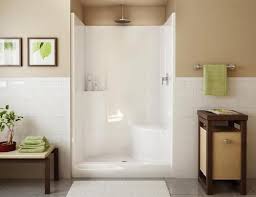 Maax Evergreen 1 Piece Shower Rh Seat Center Drain At Menards Fiberglass Shower Stalls Fiberglass Shower Shower Remodel