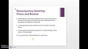Development of aesthetic knowing is, apparently, one of the most difficult understandings for nursing. What Is The Emancipatory Way Of Knowing In Nursing Rampfesthudson Com