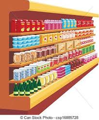 Supermarket Csp16885728 Clip Art Supermarket Supermarket Design