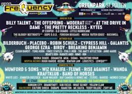 The fm4 frequency festival is promoted by one of austria's national radio stations, fm4, and is generally associated with the alternative part of mainstream music. Fm4 Frequency Festival Festival Co At