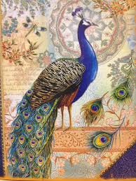 I Love Peacocks Tablolar Kus Sanat Antik Tasarim Dekor