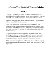 Maybe you would like to learn more about one of these? Contoh Teks Deskripsi Singkat Dan Panjang Beserta Strukturnya