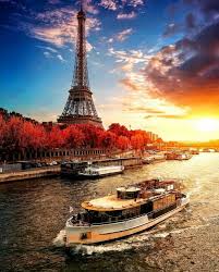 La Seine Bateau Mouche Paris Tour Eiffel Eiffel Tower Paris