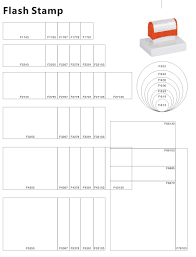 Flash Stamps Size Chart Isstamp Stamp Ink Stamps Pre Inked Stamps