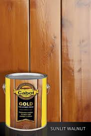 One Of Four Wood Stain Colors Cabot Gold Sunlit Walnut