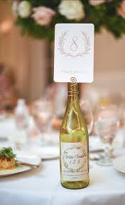 Wine Bottle Table Number Holder Wedding Decor Wedding Wedding Table Names Gold Table Numbers Wedding Wedding Table Number Card Holders