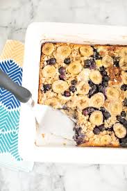 Mary berry's banana bread recipe is small, but perfectly formed and loaded with chocolate chips. Easy Blueberry Banana Oatmeal Breakfast Cake