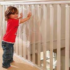 Amazon Com Kidkusion Kid Safe Banister Guard Childrens Home Safety Products Baby Baby Proofing Stairs Baby Gate For Stairs Banisters