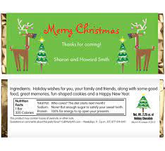Check out christmas candy wrappers on ebay. Christmas Reindeer Theme Candy Bar Wrapper