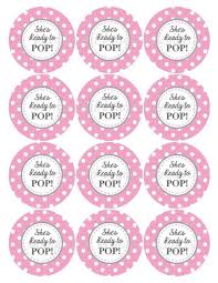 I would recommend printing them on cardstock for a little extra. Ready To Pop Printable Labels Free Free Baby Shower Printables Diy Baby Shower Decorations Nautical Baby Shower Decorations