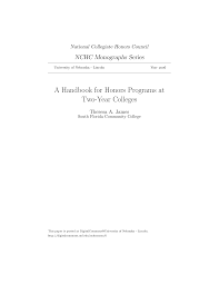 Https Www Lanecc Edu Sites Default Files Honors A Handbook For Honors Programs At Two Year Colleges Pdf