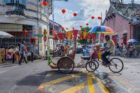 Location map of george town, penang. Georgetown Penang Malaysia February 19 2015 Classic Local Stock Photo Picture And Royalty Free Image Image 59450166
