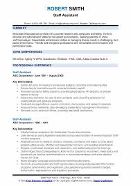 Examples of achievements for an administrative assistant resume developed policies that saved the company 500 hours a year. Staff Assistant Resume Samples Qwikresume