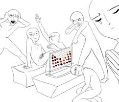 Draw The Squad Connect Four Board Game Blank Template Draw The Squad Know Your Meme Funny Drawings Drawing Base Drawings