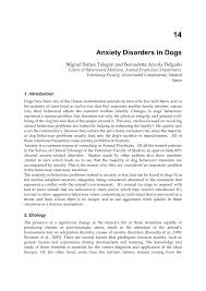 Pdf Anxiety Disorders In Dogs
