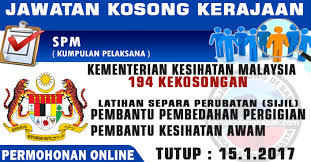 Lihat juga iklan pengambilan pdrm 2017. Latihan Separa Perubatan Bertaraf Sijil 2017 Kelayakan Spm Jawatan Kosong Terkini Negeri Sabah
