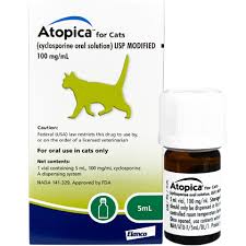 Atopica For Cats 100 Mg Ml 5 Ml