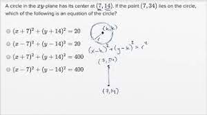 Since 2_r_ = d is an unequal equation, both sides how to find the radius of a circle. Circle Equations Harder Example Video Khan Academy