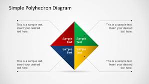 Simple Polyhedron Diagram For Powerpoint