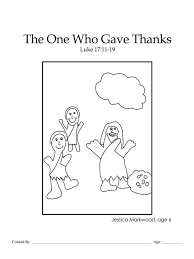 Oct 22, 2003 · ten lepers luke 17_11 19_02. Kids Color Me Bible Chapter 42 The One Who Gave Thanks Kids Talk About God