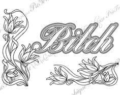 If you are looking for some mindful relaxation and stress reduction, these printable adult coloring pages are for you. Curse Word Coloring Pages