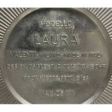 LAMPADA TAVOLO DIEGO VALENTI OLAF VON BOHR MOD. LAURA MILANO ANNI 70 DESIGN  OLD