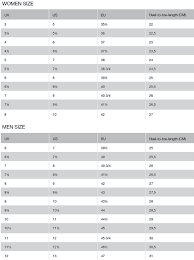 Size Chart Craft Sportswear