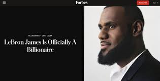 Lebron james forbes hot sale