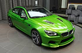 Einzigartiges Bmw M6 Gran Coupe In Java Grun Bmw M6 Bmw Coupe