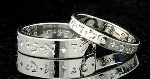 These Wedding Rings Have Song Of Solomon 6 3 Inscribed On Them In Hebrew I Am My Beloved S And M Wedding Ring Bands Wedding Rings Blue Diamond Engagement Ring