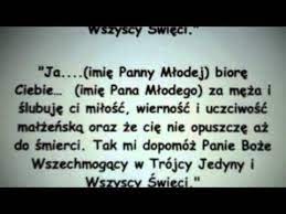 Polish Wedding Vows Polish Wedding Vows Traditional Wedding Vows