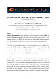 Definition, design principles, challenges, and the future. Pdf Redesigning The English Classroom Towards Fourth Industrial Revolution Are The Students Motivated