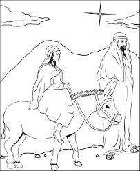 Mary And Joseph Coloring Page Jesus Coloring Pages Nativity Coloring Pages Sunday School Coloring Pages