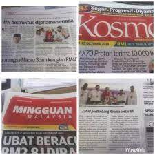 Ramalan bintang hari ini gratis dengan ramalan lengkap dan tips tentang suasana hati, percintaan, keuangan, dan pekerjaan untuk 12 tanda zodiak! Keratan Akhbar Kosmo Dan Datuk Seri Syed Ibrahim Facebook