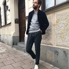 Bring on spring uniform 1. Grey Dress Pants With Grey Sweatshirt Outfits For Men 5 Ideas Outfits Lookastic