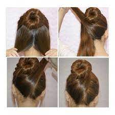 Check out the ideas at the right hairstyles. Bun Hair Do Step By Step Hair Styles Long Hair Styles Hairstyle