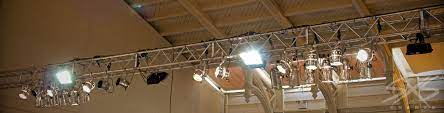 Fashion Show Lighting Rig On Suspended Truss Structure Www Sxsevents Co Uk Truss Structure Ceiling Lights Lighting