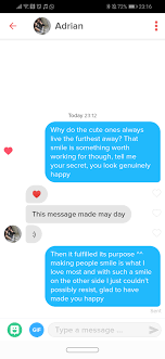 Cute things to say to your crush. Went And Made A Tinder Acc Met A Guy With A Cute Ass Smile He Lives In A Different Country But Seeing That I Was Able To Make Him Smile With That