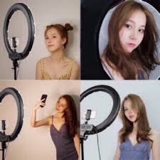 13 33cm Led Dimmable Selfie Ring Light 18w Lighting Studio Ringlight With Phone Holder Tripod Stand Shopee Philippines