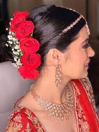 Floral Fiesta 13 Types Of Flowers For Your Bridal Hairstyle Bridal Hair Accessories Indian Bridal Hairstyles Bridal Hair Flowers